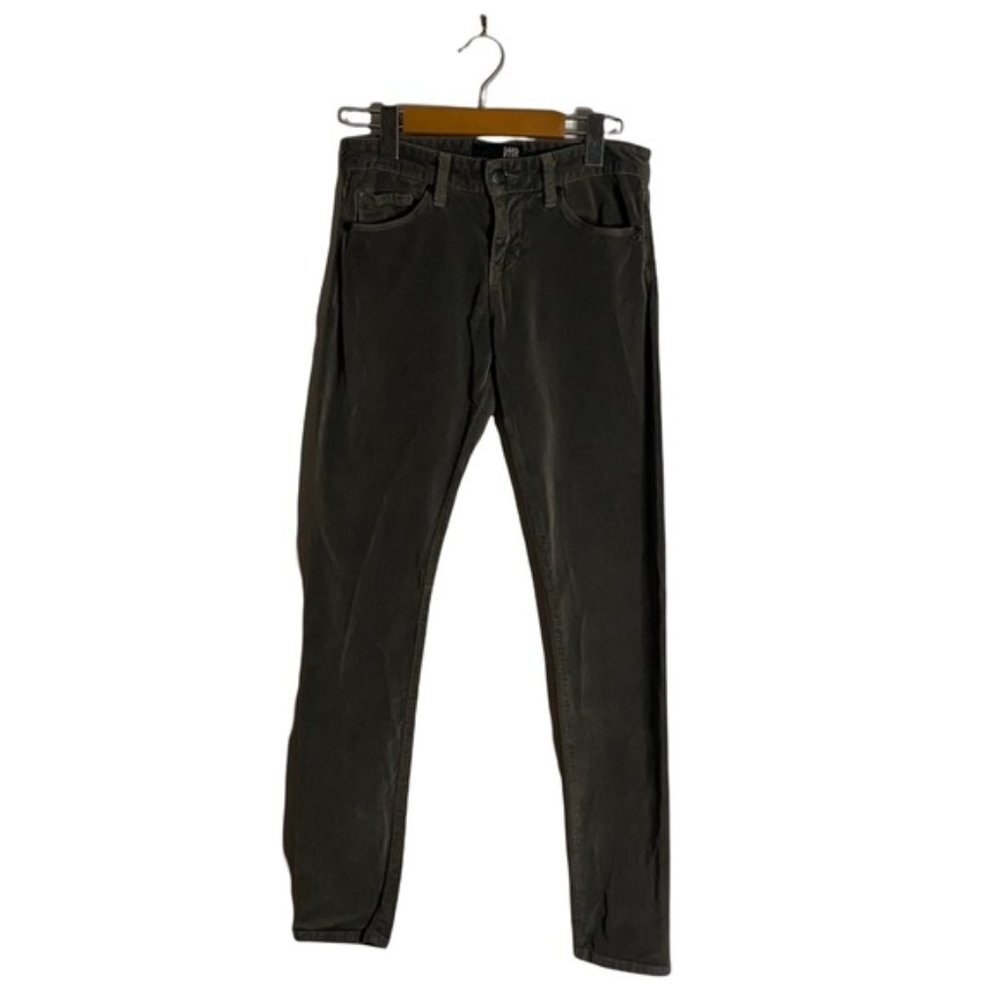 David Kahn Women's Nikki Ankle Power Stretch Suede Jeans